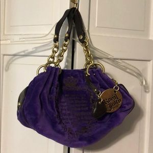 Juicy Couture Purple Velvet Purse NWT
